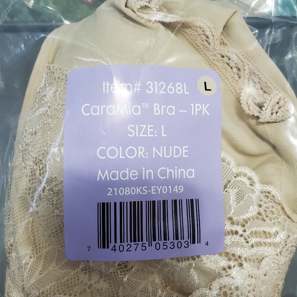 caramia Intimates & Sleepwear Bra Caramia Nude Bra Size Large